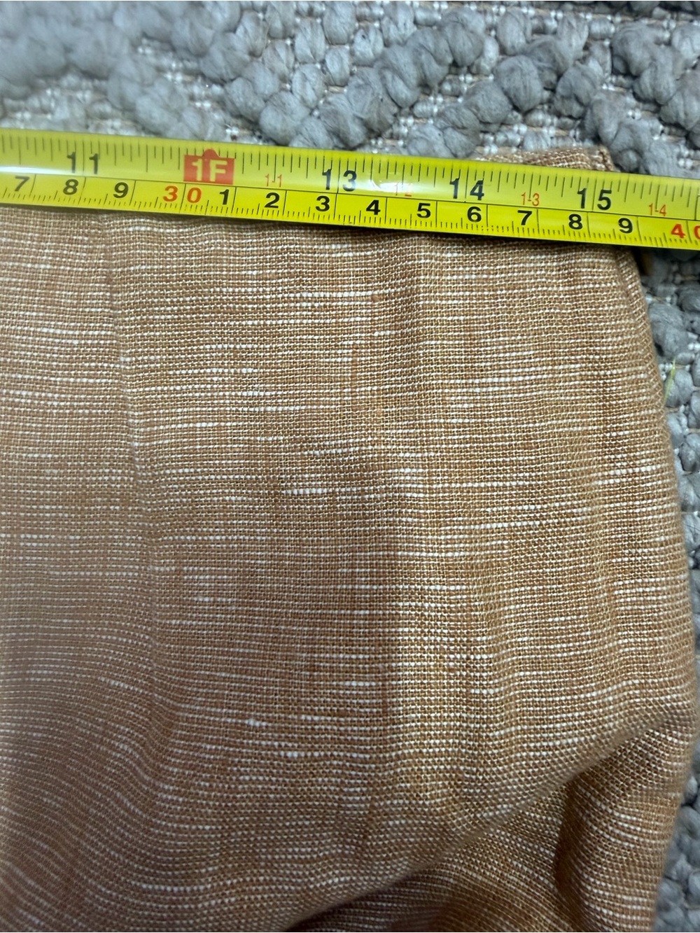 Posse Nancy Linen Pencil Maxi Skirt Walnut Medium M - Picture 9 of 12